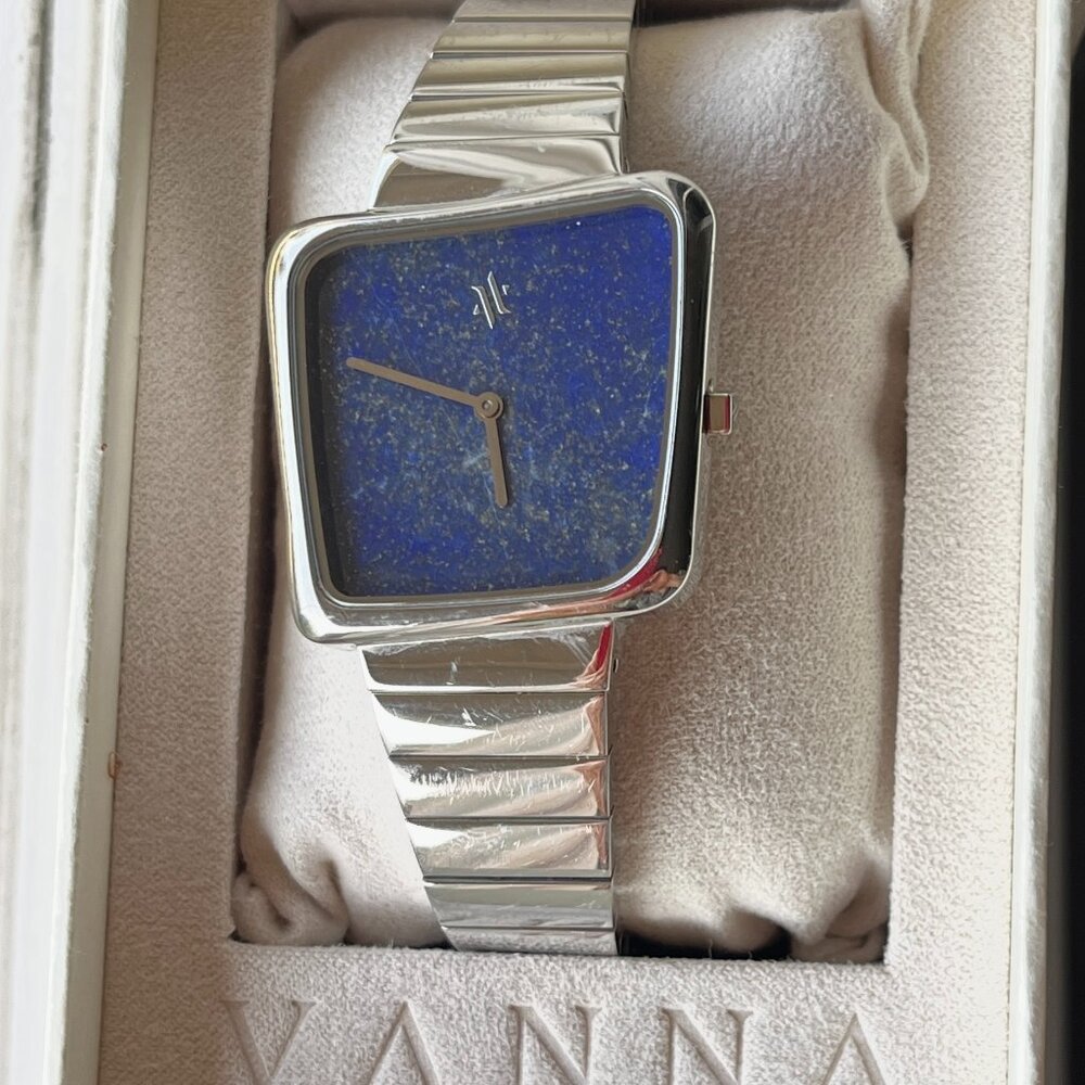 Vanna Nebula Lapis Lazuli Silver Watch